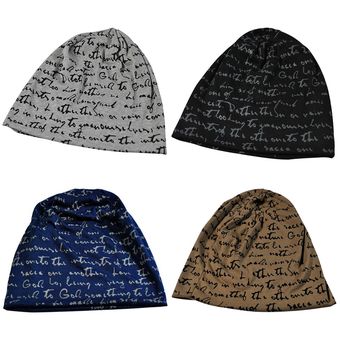 letras uni sombrero de pareja sombrero fresco sombrero de invierno impresión sombrero Moda 