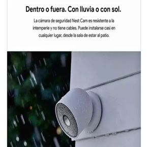 Cámara de seguridad Google Nest Cam Nc2100es resistente interior-exterior lluvias