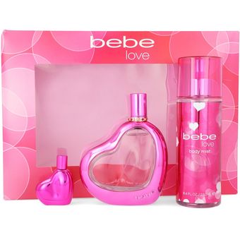 Z4 Set Bebe Love 3pzs 100ml Edp Spray Body Mist 250ml Spray 10ml Edp Spray Linio Mexico Be057hb063aeolmx