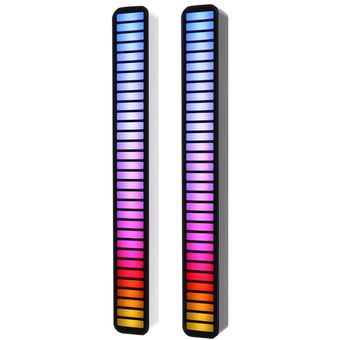 RGB Light Voice Control por la aplicación de teléfono Luces rítmicas de recogida activada por voz 