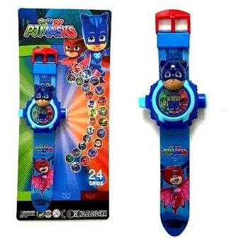 Reloj Proyector 24 Im genes Para Ni os Pjmasks Junglatoys