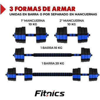 Comprar mancuernas ajustables 20kg CoreHomeFitness (2-20kg)