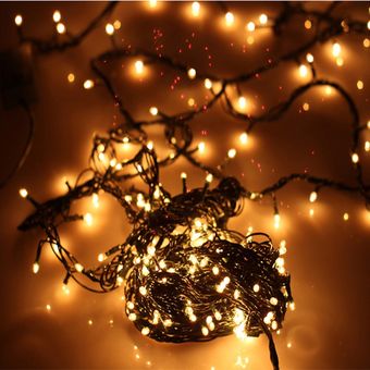 blanco cálido 4M 100 Cadena de luz LED de luz Rice decorativo de Halloween luz de la Navidad 