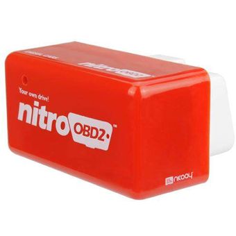 NitroOBD2 Diesel Red Power Dispositivo de optimización de combustible Caja de ajuste de chip económico 