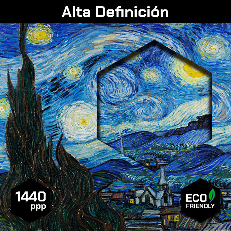 Cuadro Canvas Arte Noche Estrellada Por Vincent Van Gogh