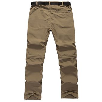Pantalones deportivos desmontables de secado rápido para hombre,pantalón informal,para senderismo,escalada,carga,primavera y verano #black pants 