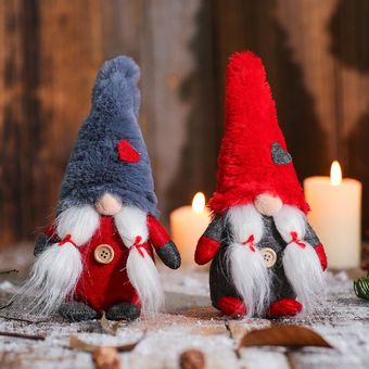 Valentines Gnomes Decoraciones de peluche Adornos Muñecas Hecho A Mano Dulce Regalo 