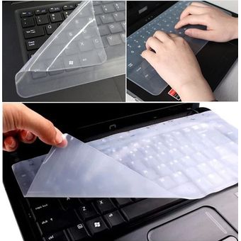 Protector De Teclado Para Portátil En Silicona Transparente De 14