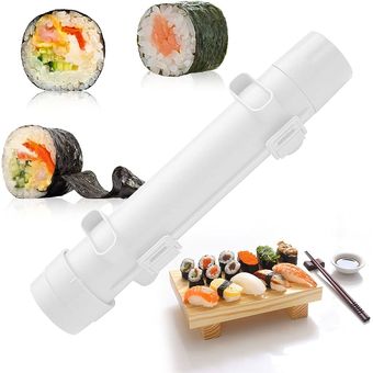 Rodillo para hacer Sushi rápido, molde para arroz, utensilios para enrollar  carne vegetal, dispositivo para hacer Sushi DIY, máquina para hacer