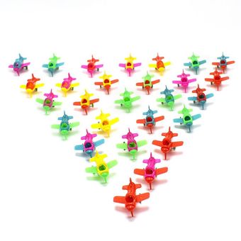 Heaven Light Mini Plastic Small Airplane Glider Toys Kids Educational 