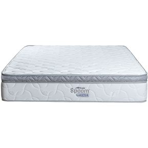 COMBO FANTASIA COLCHON FIRMEX 160X190+ BASE CAMA DIVIDIDA LINO  GRIS+ESPALDAR PRISMA+2 ALMOHADAS+PROTECTOR 