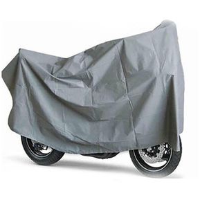 Funda Carpa Cobertor Para Moto Plateado 205 X 125 Cm