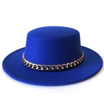Sombrero elegante de lana con lazo para hombre y mujer  gorro elegan 