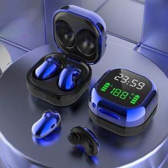 S6 PLUS Auricular inalámbrico de control por voz Sport auriculares estéreo en la oreja los auriculares 