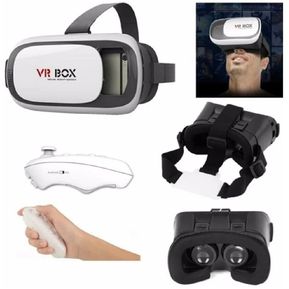 Gafas Realidad Virtual 3d Vr Box + Control Bluetooth Juegos