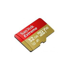 MEMORIA SANDISK EXTREME 32GB MICRO SDHC 100MB/S 4K CLASE 10...