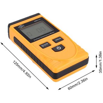Probador de resistencia de superficie digital GM3110 Megóhmetro Analiz 