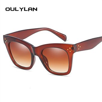Oulylan-gafas sol clásicas estilo ojo gatoante 