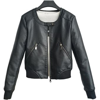 chaqueta simil piel mujer