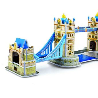 Mini arquitectura del mundo 3D rompecabezas de rompecabezas DIY juguete edificio rompecabezas 