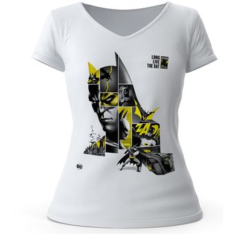 Camiseta mujer batman dc comics poliester manga corta original slim fit | Linio Colombia - MA694FA06FL8BLCO