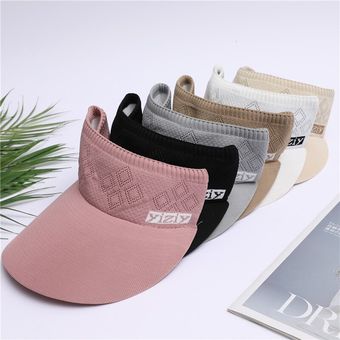 Nuevo estilo barato sombrero de visera brotes visor gorras visera de v 