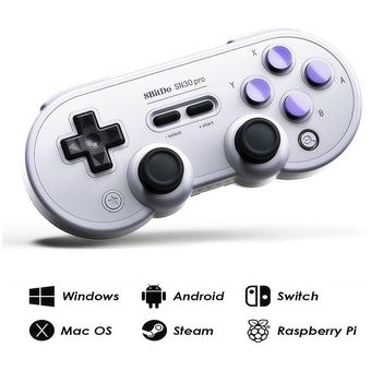 8Bitdo - Control Sn30 Pro 8 Bitdo Nintendo Switch Pc Cell