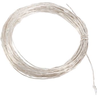 Súper brillante 10m 100led Silver Wire Body String Fairy Light Lámpara 