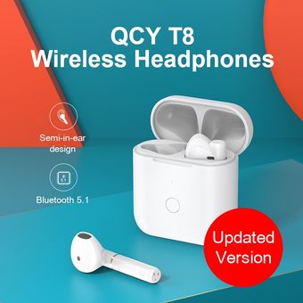 Auriculares Móviles Inalámbricos Qcy T8 Bluetooth V5.1 Met 