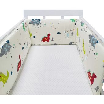 almohadas para cama de bebé juego de cama para dormitorio de bebé Protector de cuna Cuna parachoques de una pieza alrededor de cojín decoración para el hogar 