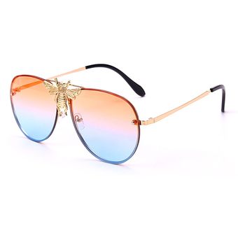 Señoras gafas de sol abejas diamantes marca diseñadormujer 