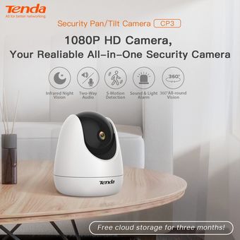 Tenda CP3 Cámara IP WiFi Vigilancia Interior 1080p - Cámaras de