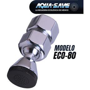Regadera Ecológica Y Economizadora AquaSave ECO80 - Cromo