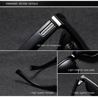 Paranoid Vintage Sunglasses Polarized Men's Sun Glasses For 