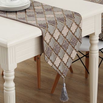 cubierta de mesa con relieve mode Caminos de mesa de estilo europeo 