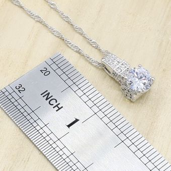 Geometría Blanca Circonio Plata Joyas Trajes Pulseras Aretes Geometría Blanca Circonio Plata Joyas Trajes Pulseras Aretes