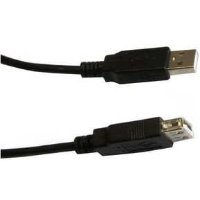 CABLE USB 2 GETTTECH A MACHO-HEMBRA/EXTENSION 1.5 M, NEGRO (...