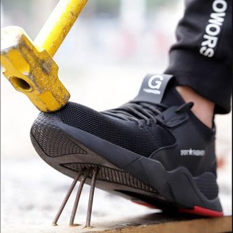 zapatillas ligeras de trabajo Botas de combate de seguridad aérea con punta de acero para hombre y mujer transpirables zapatos indestructibles Ryder 