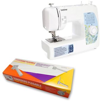 Máquina de Coser Brother BM3700 + Tendedero Plegable Pared | Linio México -  BR239HL1J4K45LMX