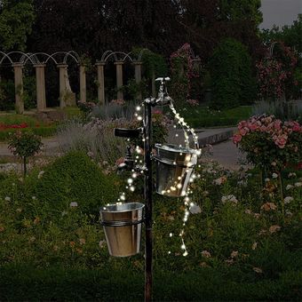Lámpara de jardín para césped creativo regadera chispas tipo de estrel 