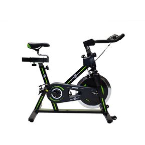 Bicicleta Spinning Estática banda Genoa Gym Max 120kg Verde