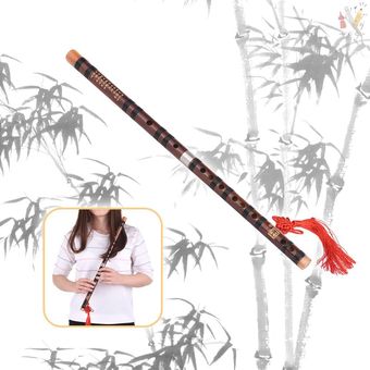 tradicional para canciones populares profesionales Regalo de cumpleaños único Ideas de regalo de cumpleaños Flauta de bambú Dizi Key F instrumento musical chino portátil 