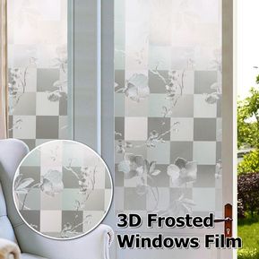 3D electrostática película de la ventana etiqueta estátic...