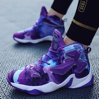 Púrpura-Zapatos De Baloncesto Para  Zapatillas Baloncesto Para Hombre 