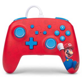 Control Alambrico Power A Mario Woo-Hoo Nintendo Switch