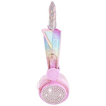 unicornio Divertidos auriculares para niños coloridos diamantes niñ 