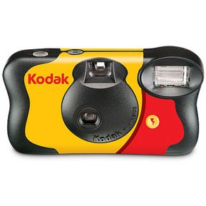 Cámara Kodak Desechable Con Flash 27 Exp Iso 800-Negra