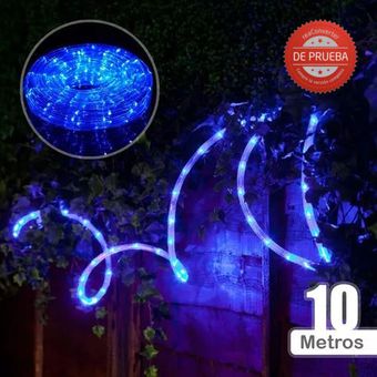 Manguera Luz LED 10 Metros Multicolor 3 Vías 180 Luces 1693 – Cómpralo en  casa