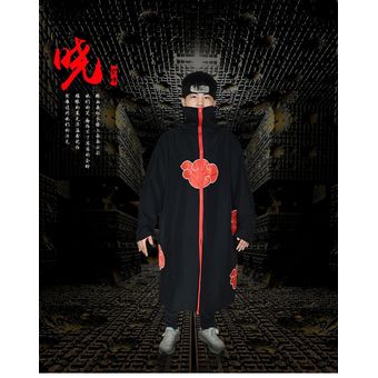 Disfraz Cosplay de Naruto,capa de Akatsuki,sudadera co #B 