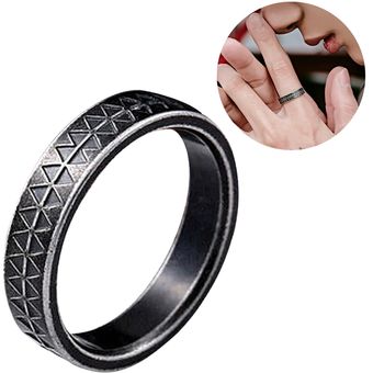 Anillo de acero inoxidable para hombre - argolla en acero